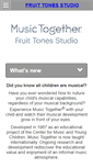 Mobile Screenshot of fruittonesstudio.com